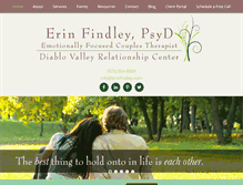 Tablet Screenshot of erinfindley.com